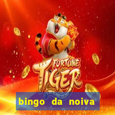 bingo da noiva para imprimir